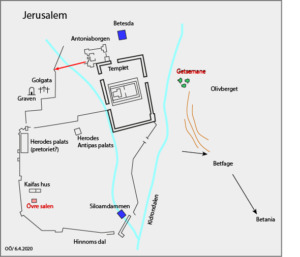 Jerusalem under stilla veckan